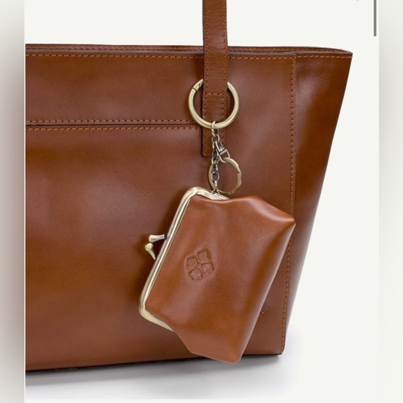 Patricia Nash Leather Leopard Animal print Faux Fur Kisslock Frame Wallet NWT โฅ๏ธ - Picture 9 of 9